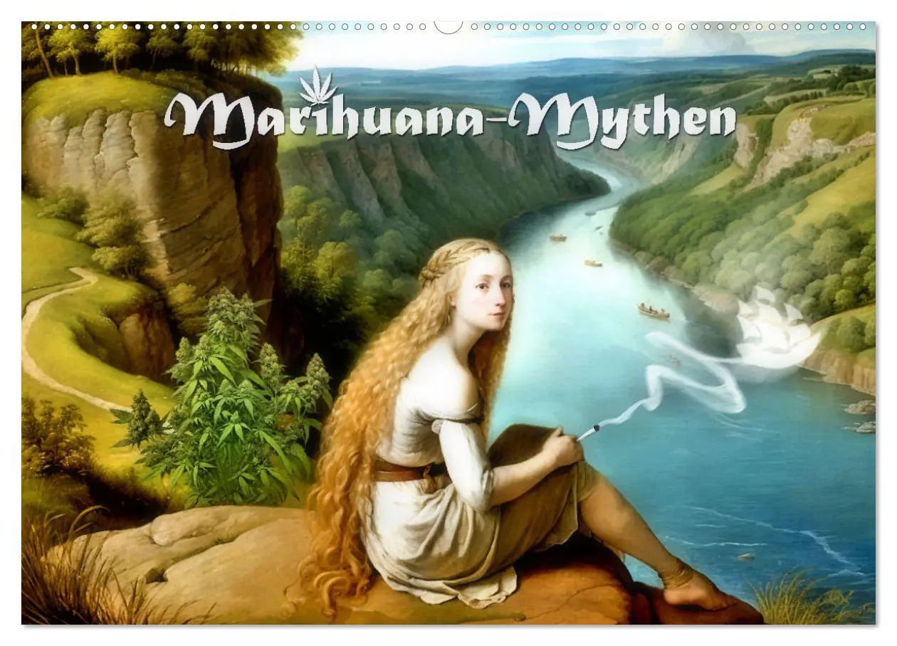 Cover: 9783457516348 | Marihuana-Mythen (Wandkalender 2026 DIN A2 quer), CALVENDO...
