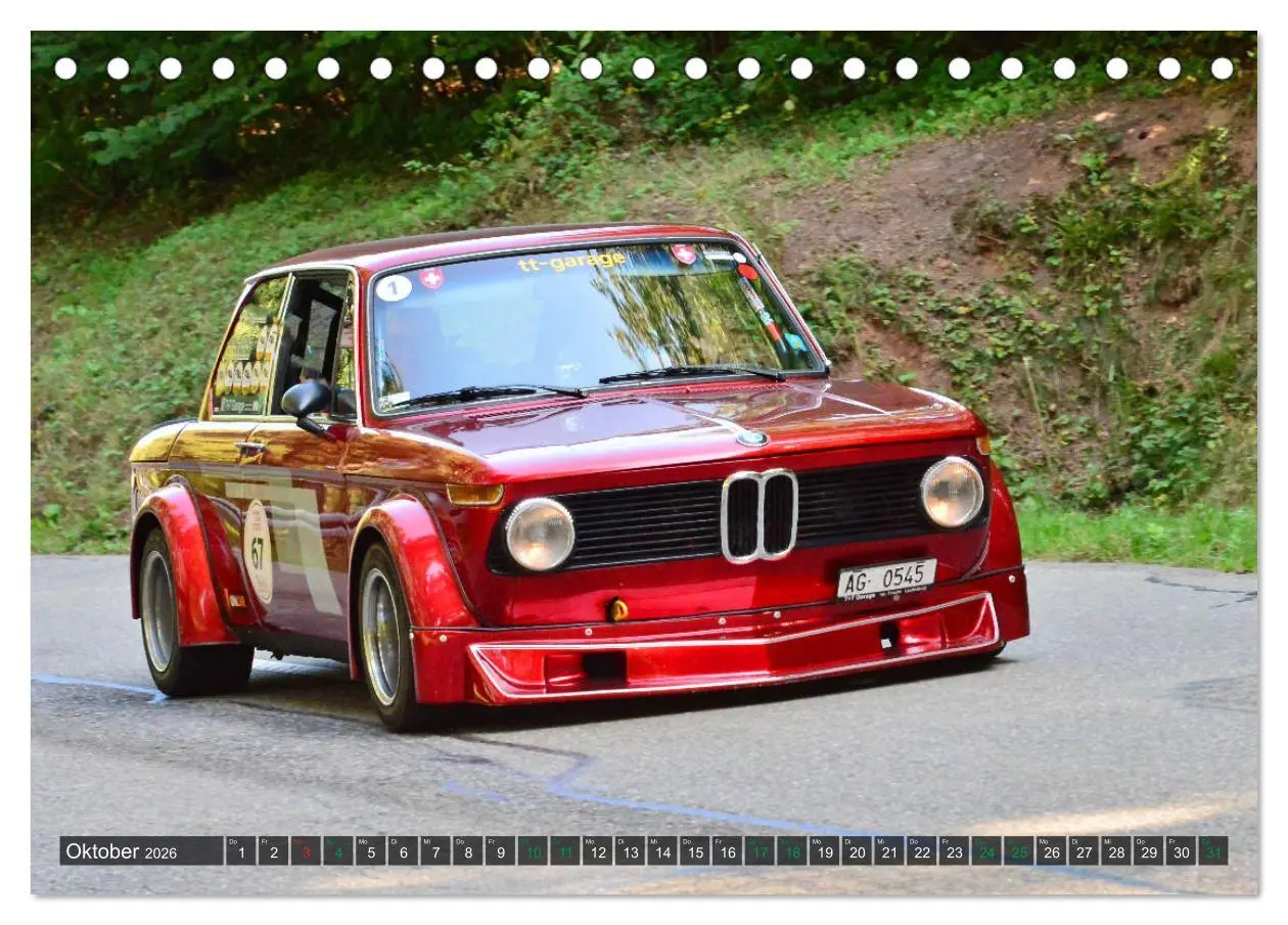 Bild: 9783457756348 | OLDTIMER BERGRENNEN - BMW Fahrzeuge (Tischkalender 2026 DIN A5...