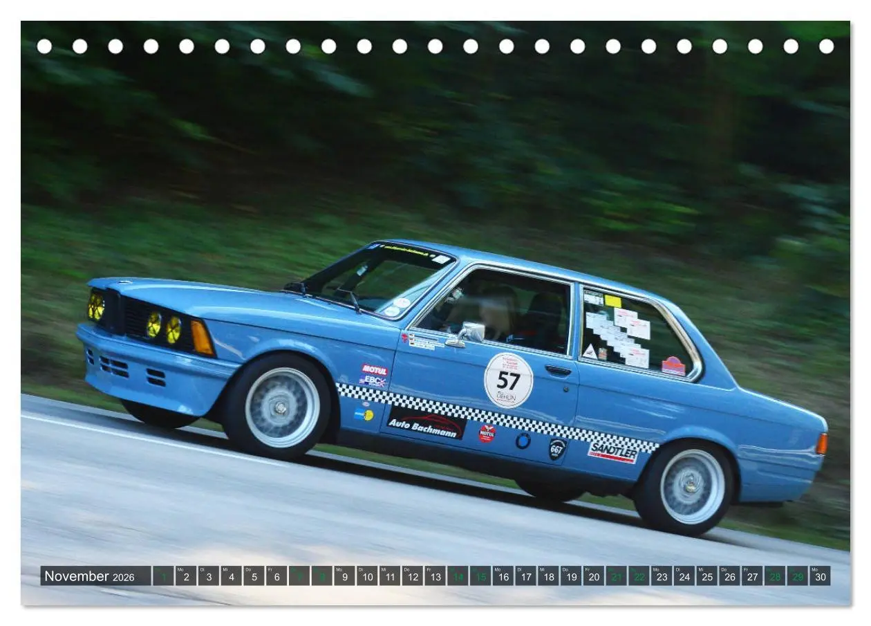 Bild: 9783457756348 | OLDTIMER BERGRENNEN - BMW Fahrzeuge (Tischkalender 2026 DIN A5...