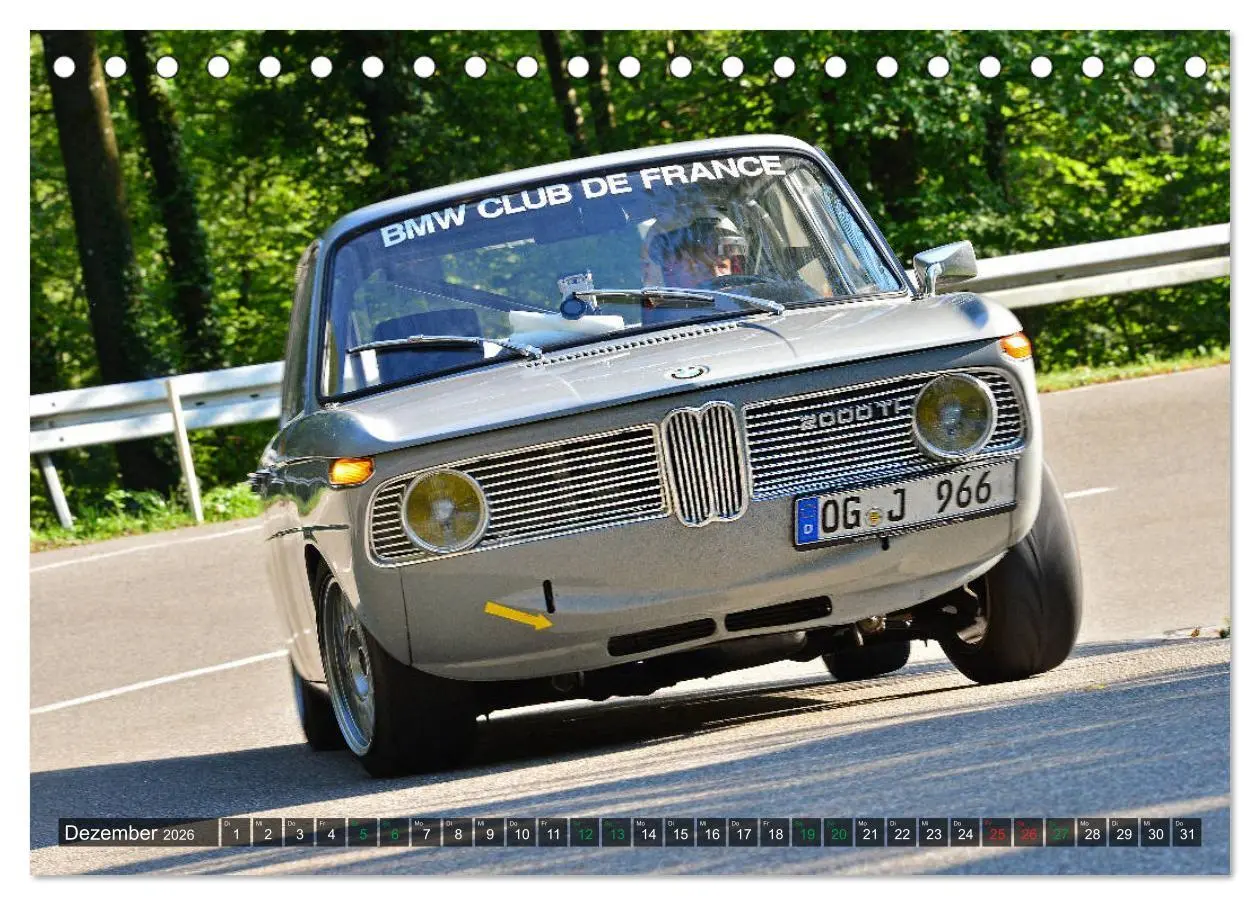 Bild: 9783457756348 | OLDTIMER BERGRENNEN - BMW Fahrzeuge (Tischkalender 2026 DIN A5...