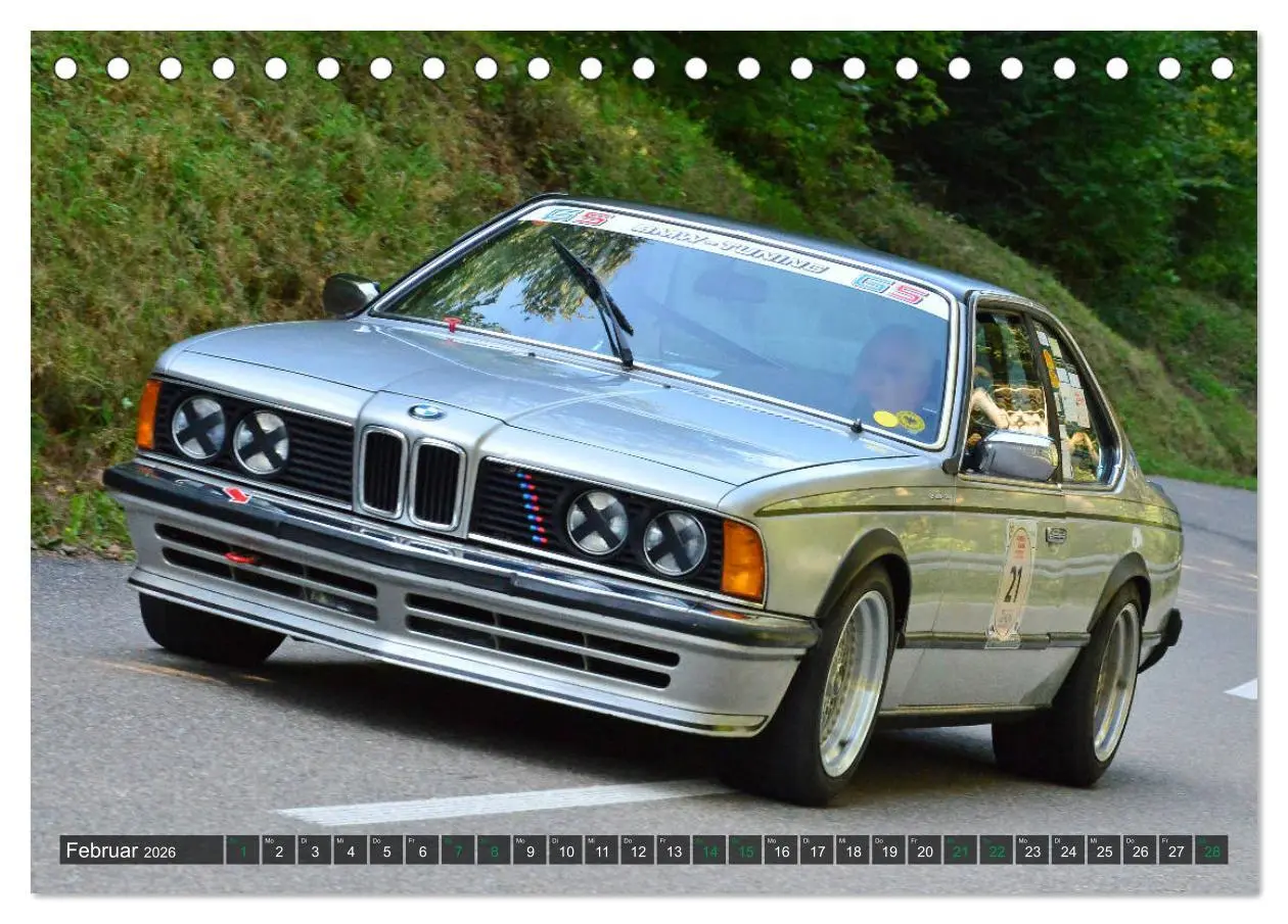 Bild: 9783457756348 | OLDTIMER BERGRENNEN - BMW Fahrzeuge (Tischkalender 2026 DIN A5...