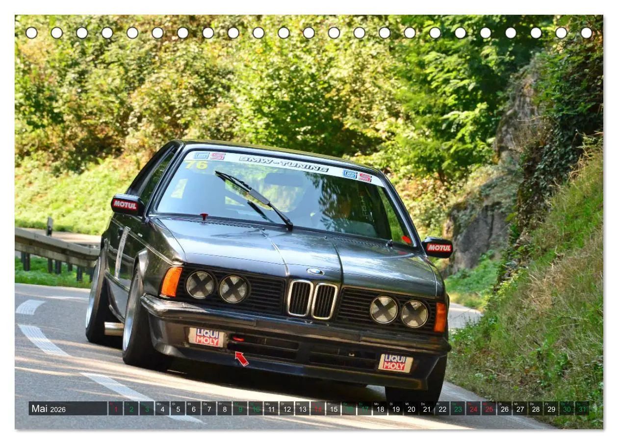 Bild: 9783457756348 | OLDTIMER BERGRENNEN - BMW Fahrzeuge (Tischkalender 2026 DIN A5...