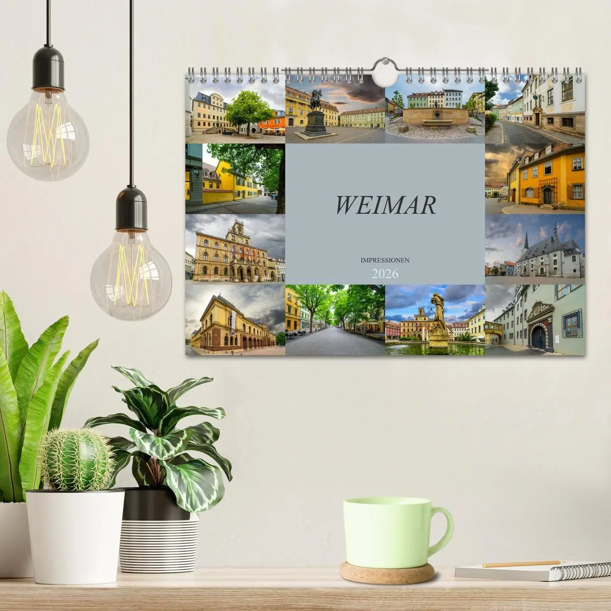 Bild: 9783457826348 | Weimar Impressionen (Wandkalender 2026 DIN A4 quer), CALVENDO...