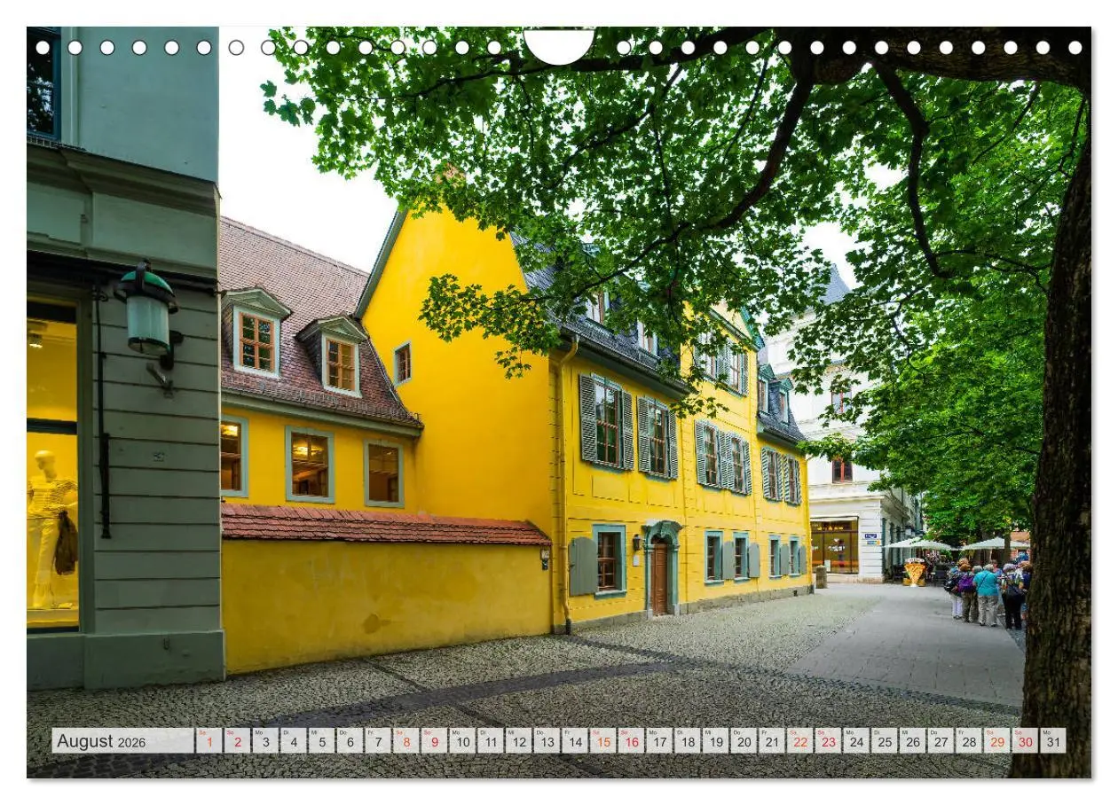 Bild: 9783457826348 | Weimar Impressionen (Wandkalender 2026 DIN A4 quer), CALVENDO...