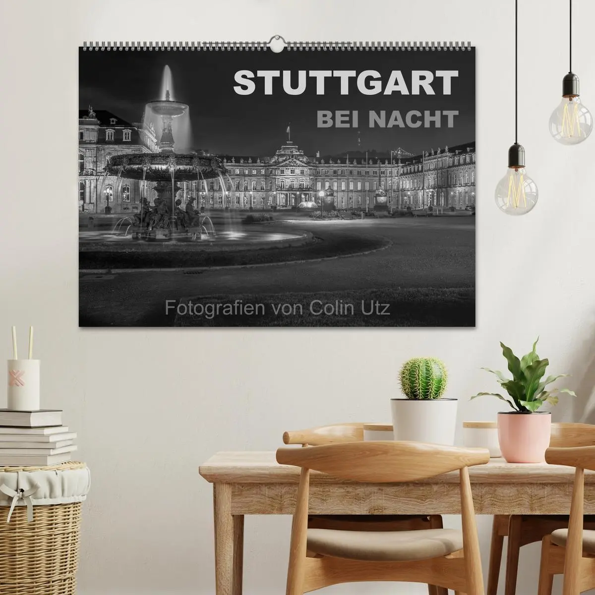 Bild: 9783516086348 | Stuttgart bei Nacht (Wandkalender 2026 DIN A2 quer), CALVENDO...