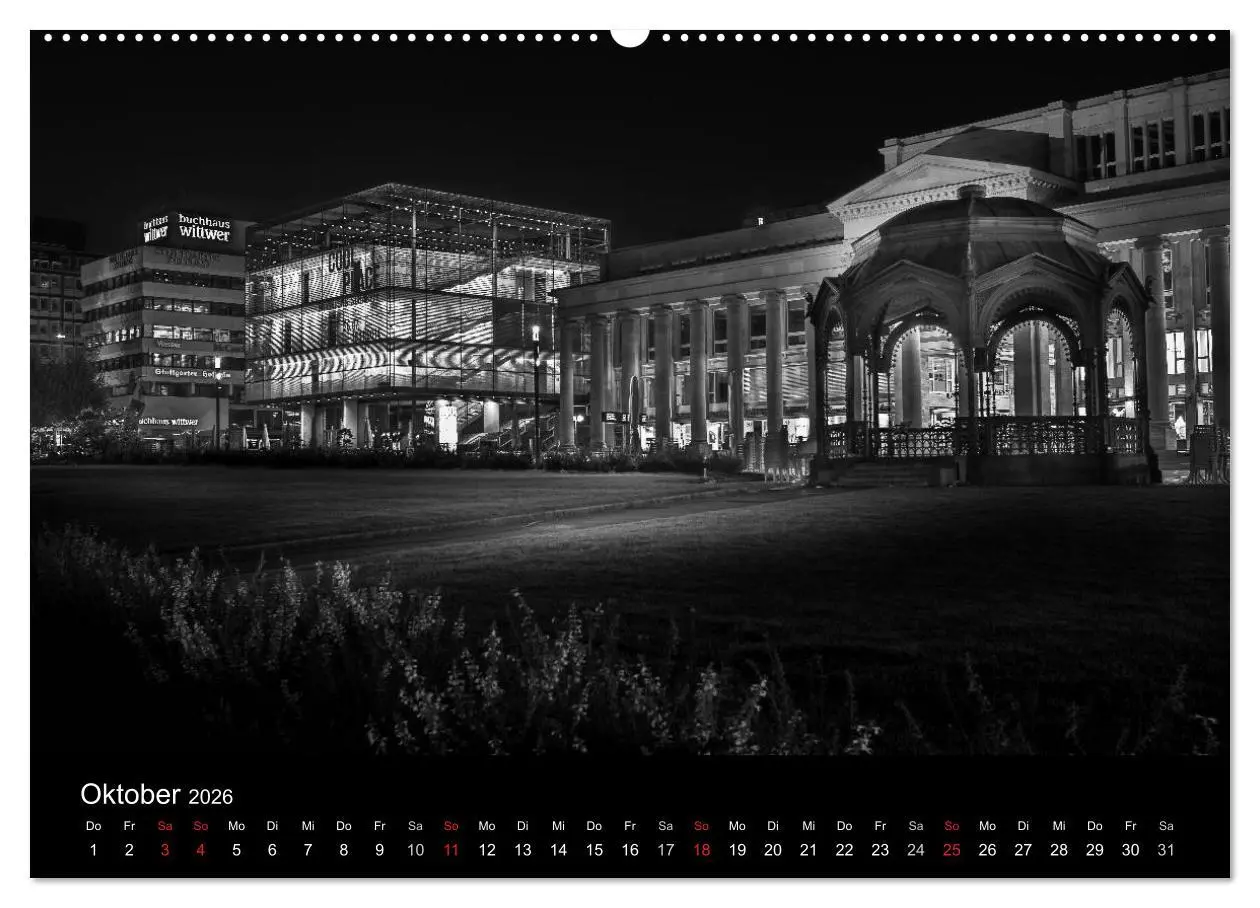 Bild: 9783516086348 | Stuttgart bei Nacht (Wandkalender 2026 DIN A2 quer), CALVENDO...