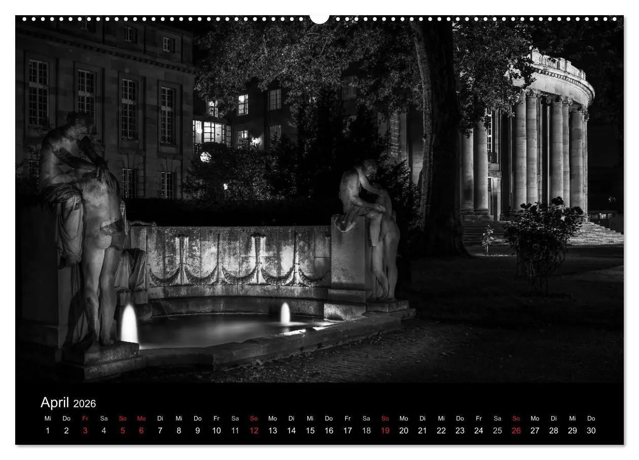 Bild: 9783516086348 | Stuttgart bei Nacht (Wandkalender 2026 DIN A2 quer), CALVENDO...