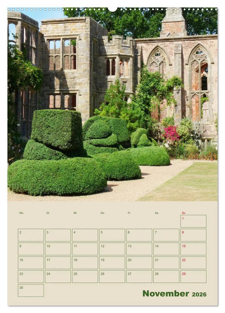 Bild: 9783516396348 | Schlösser und Gärten in England (Wandkalender 2026 DIN A2 hoch),...