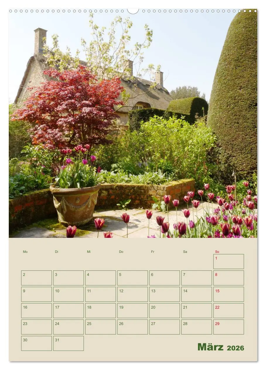 Bild: 9783516396348 | Schlösser und Gärten in England (Wandkalender 2026 DIN A2 hoch),...