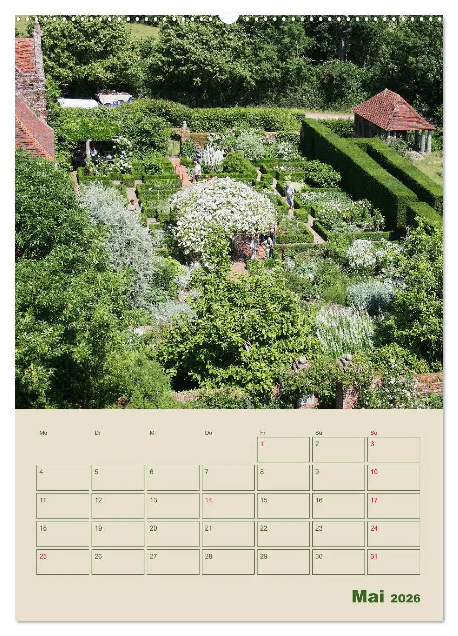 Bild: 9783516396348 | Schlösser und Gärten in England (Wandkalender 2026 DIN A2 hoch),...