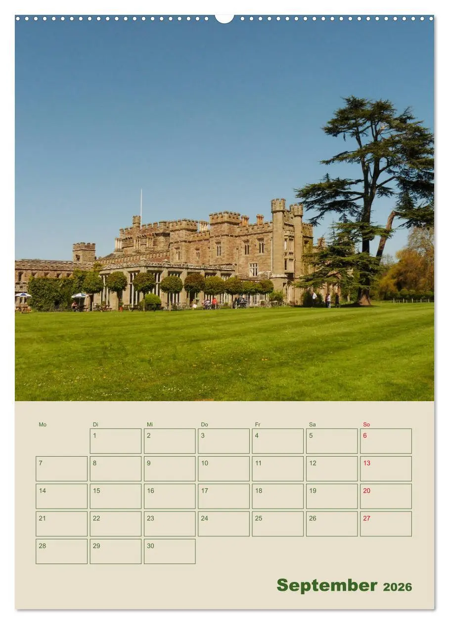Bild: 9783516396348 | Schlösser und Gärten in England (Wandkalender 2026 DIN A2 hoch),...