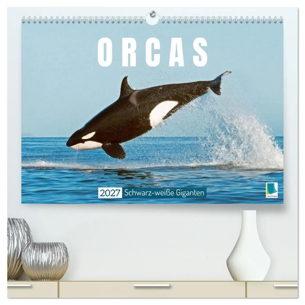 Cover: 9783569246348 | Orcas: Schwarz-weiße Giganten (hochwertiger Premium Wandkalender...