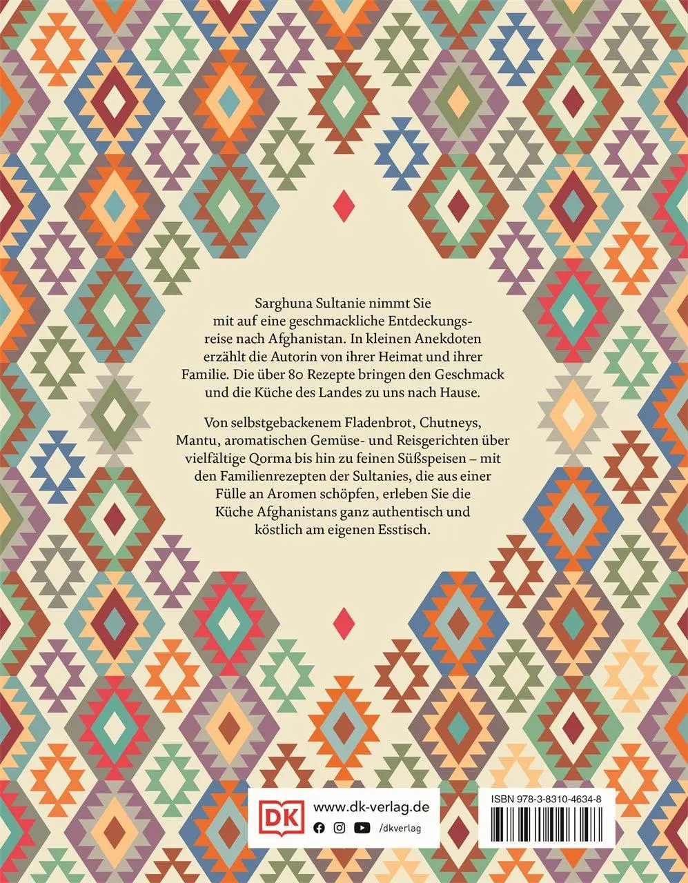 Rückseite: 9783831046348 | Afghanische Küche | Sarghuna Sultanie | Buch | 224 S. | Deutsch | 2023