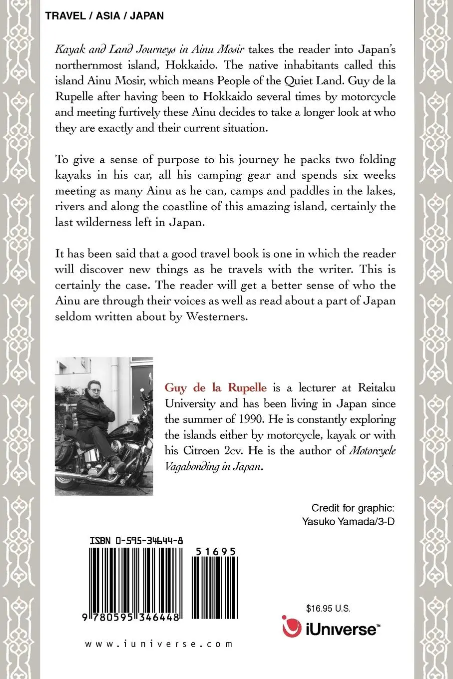 Rückseite: 9780595346448 | Kayak and Land Journeys in Ainu Mosir | Among the Ainu of Hokkaido