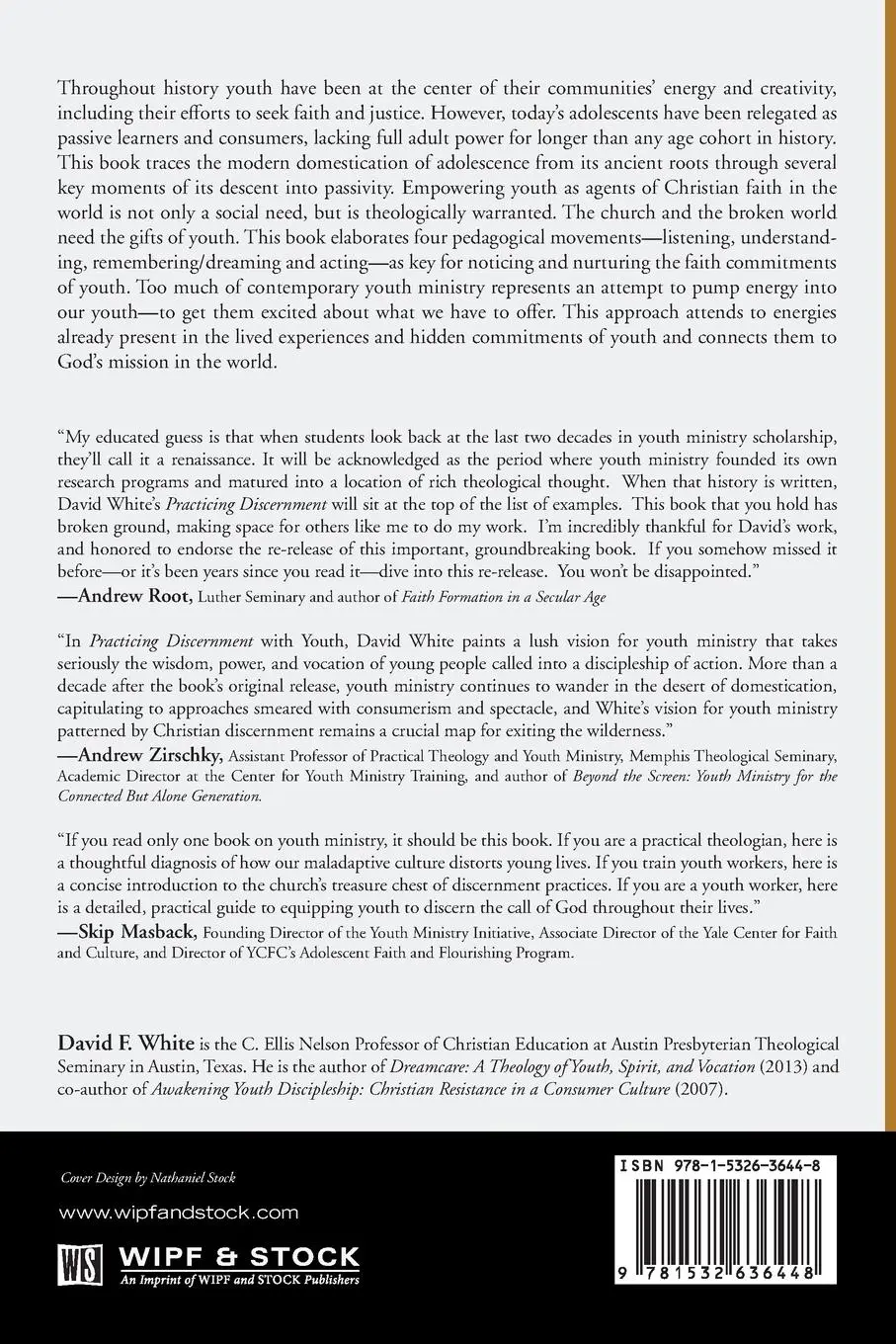 Rückseite: 9781532636448 | Practicing Discernment with Youth | David F. White | Taschenbuch