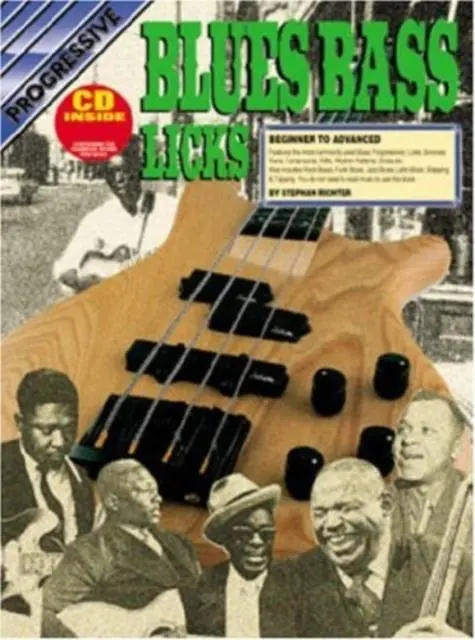 Cover: 9781875726448 | Progressive Blues Bass Licks | Richter | Taschenbuch | Buch + CD