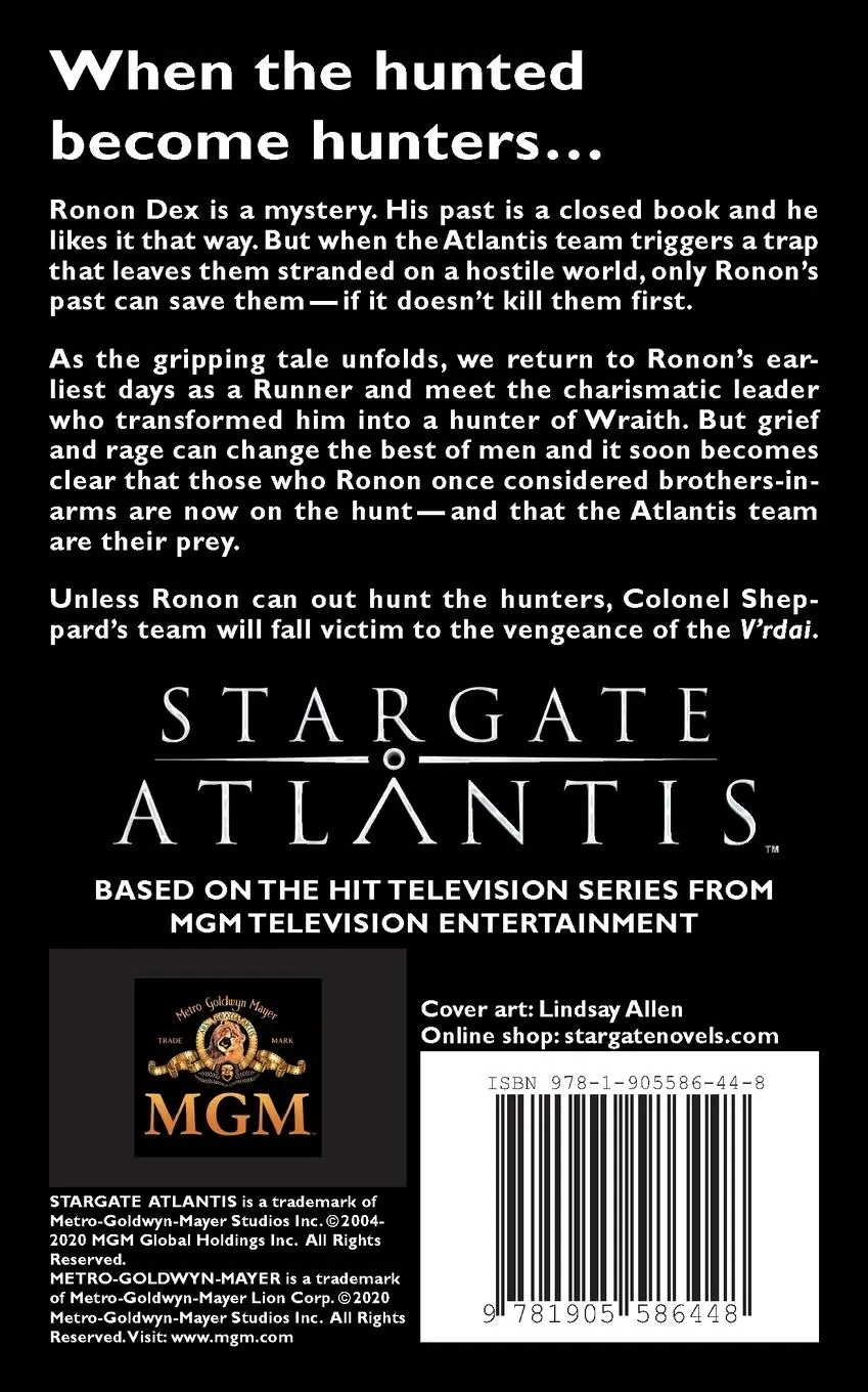 Rückseite: 9781905586448 | STARGATE ATLANTIS Hunt and Run | Aaron Rosenberg | Taschenbuch | 2010