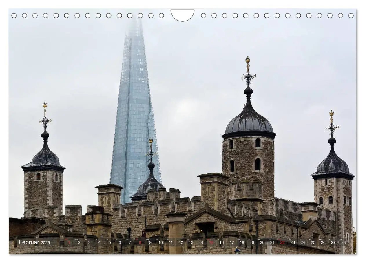Bild: 9783516076448 | Londoner Perspektiven (Wandkalender 2026 DIN A4 quer), CALVENDO...