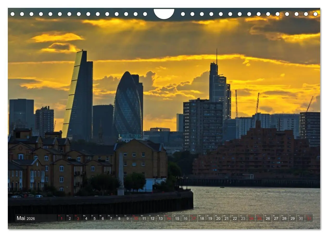 Bild: 9783516076448 | Londoner Perspektiven (Wandkalender 2026 DIN A4 quer), CALVENDO...