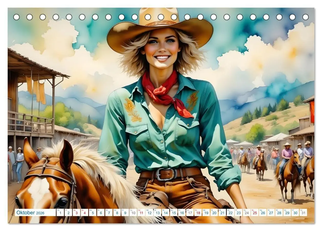 Bild: 9783516696448 | Königinnen der Reitkunst (Tischkalender 2026 DIN A5 quer), CALVENDO...