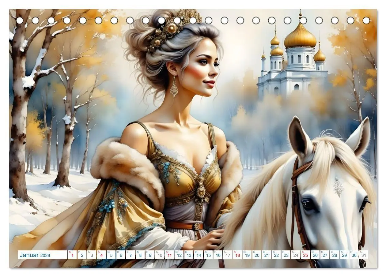 Bild: 9783516696448 | Königinnen der Reitkunst (Tischkalender 2026 DIN A5 quer), CALVENDO...
