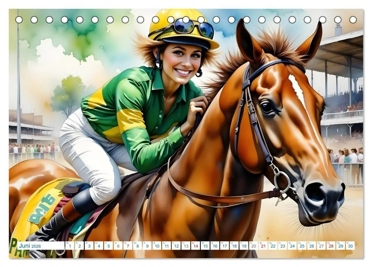 Bild: 9783516696448 | Königinnen der Reitkunst (Tischkalender 2026 DIN A5 quer), CALVENDO...