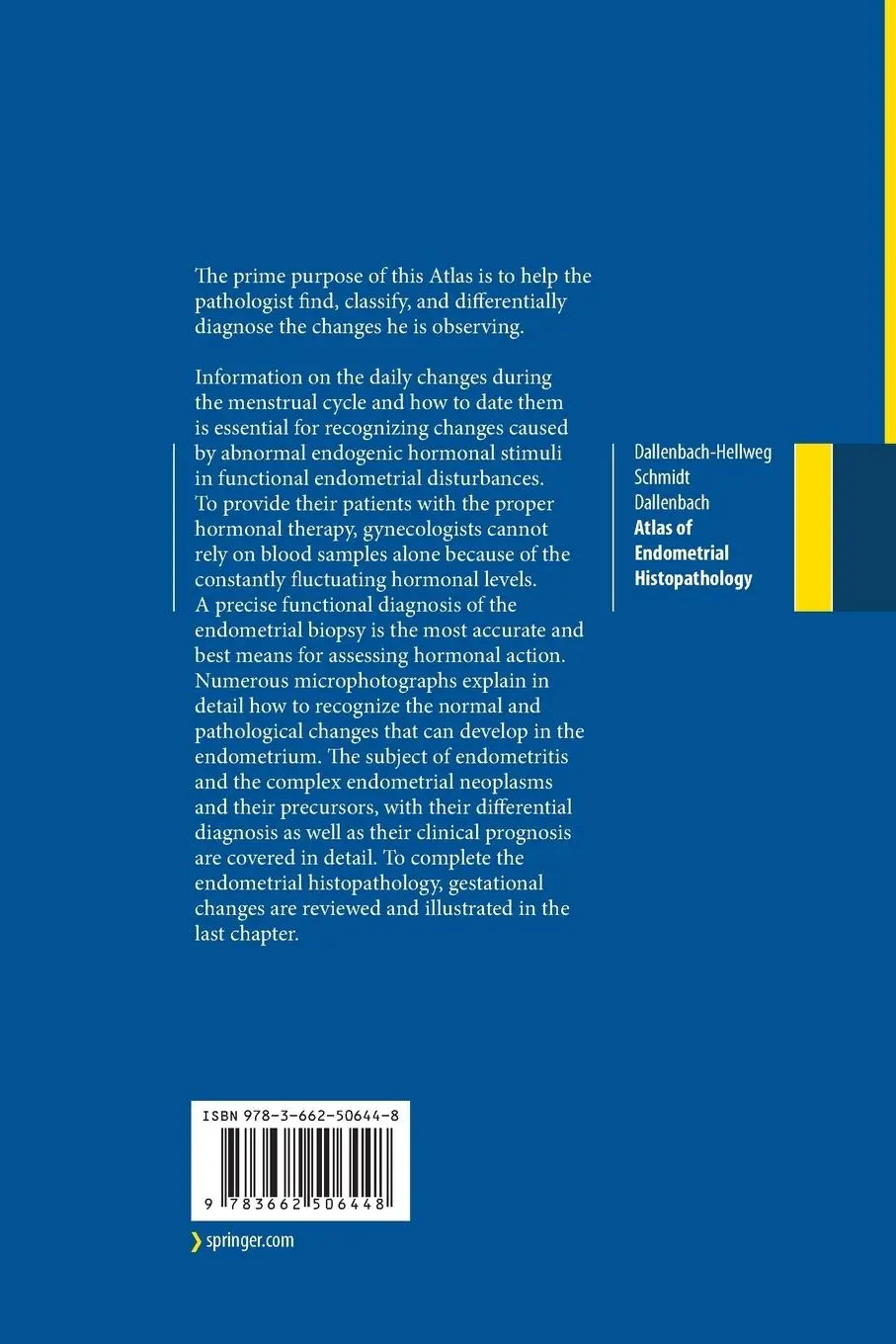 Rückseite: 9783662506448 | Atlas of Endometrial Histopathology | Dallenbach-Hellweg (u. a.) | ix