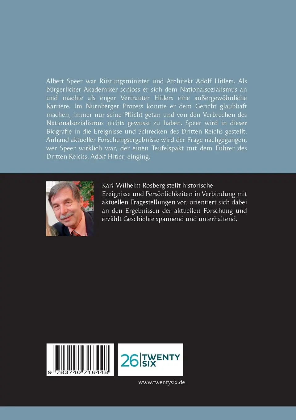 Rückseite: 9783740716448 | Albert Speer | Teufelspakt mit dem Führer des Dritten Reiches | Buch