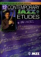 Cover: 9780757936548 | 12 Contemporary Jazz Etudes | B-Flat Tenor Saxophone, Book &amp; CD | Buch