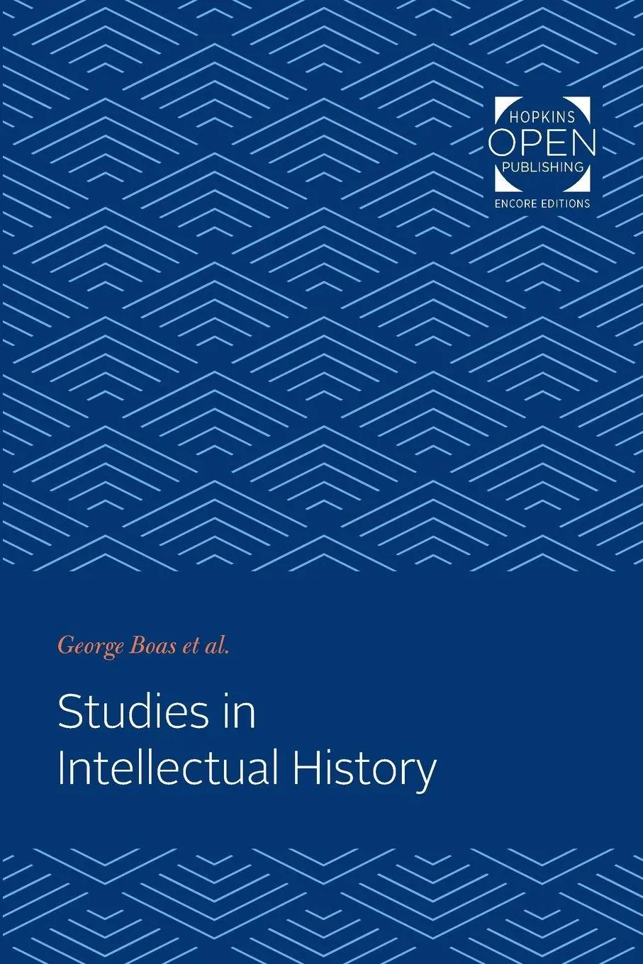 Cover: 9781421436548 | Studies in Intellectual History | George Boas | Taschenbuch | Englisch