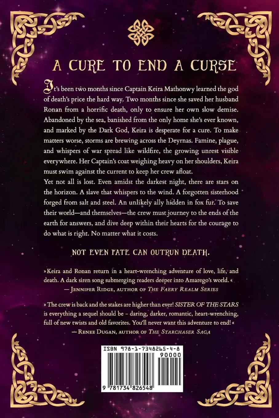 Rückseite: 9781734826548 | Sister of the Stars | Lina C Amarego | Taschenbuch | Englisch | 2021