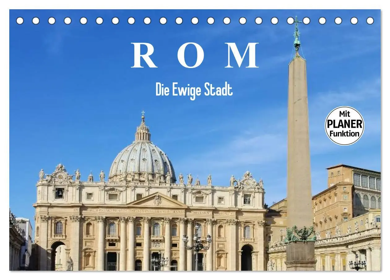 Cover: 9783457976548 | Rom - Die Ewige Stadt (Tischkalender 2026 DIN A5 quer), CALVENDO...