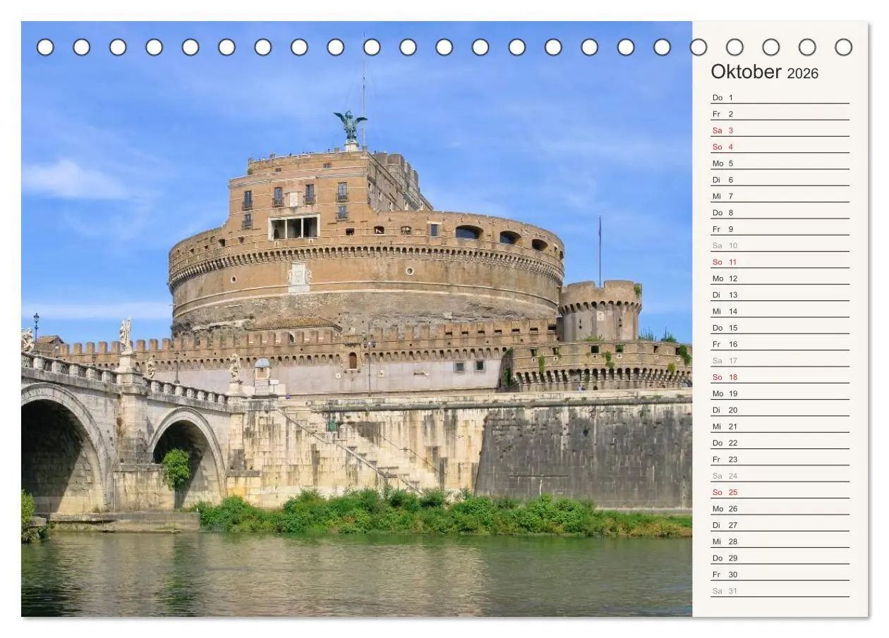 Bild: 9783457976548 | Rom - Die Ewige Stadt (Tischkalender 2026 DIN A5 quer), CALVENDO...