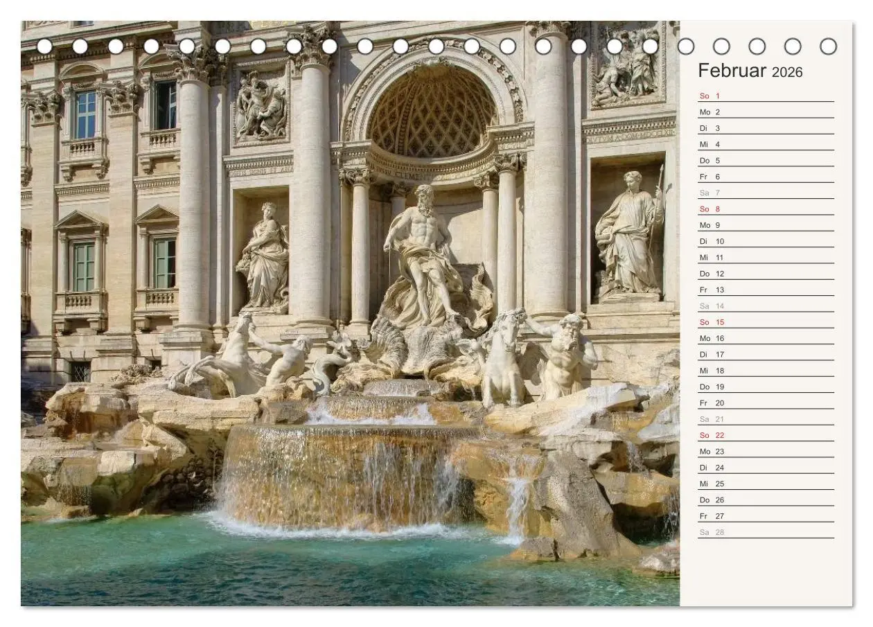 Bild: 9783457976548 | Rom - Die Ewige Stadt (Tischkalender 2026 DIN A5 quer), CALVENDO...