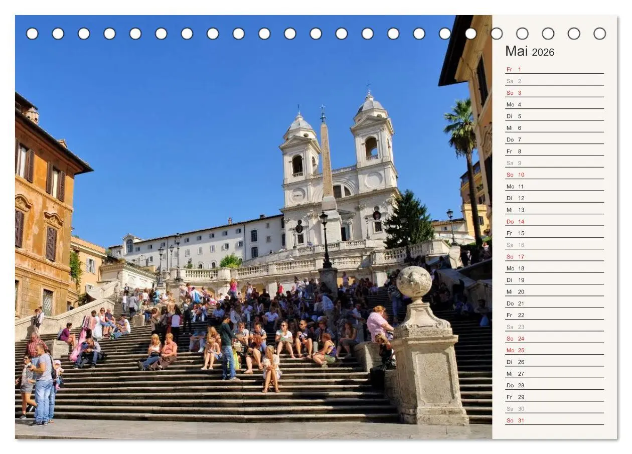 Bild: 9783457976548 | Rom - Die Ewige Stadt (Tischkalender 2026 DIN A5 quer), CALVENDO...