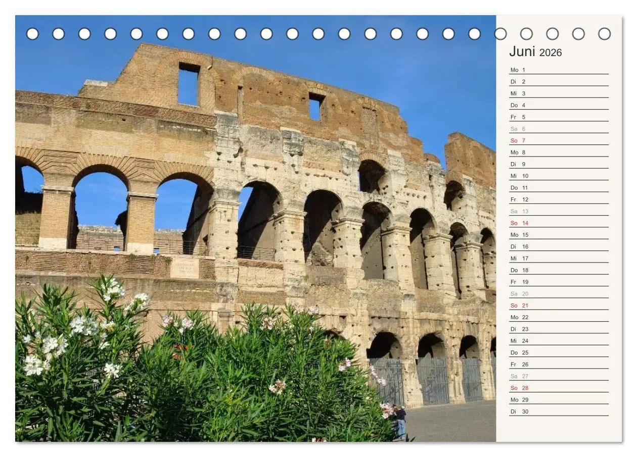 Bild: 9783457976548 | Rom - Die Ewige Stadt (Tischkalender 2026 DIN A5 quer), CALVENDO...