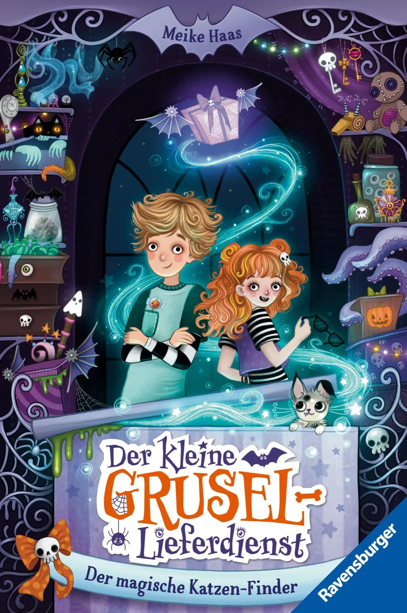 Cover: 9783473406548 | Der kleine Grusel-Lieferdienst, Band 1 - Der magische Katzen-Finder
