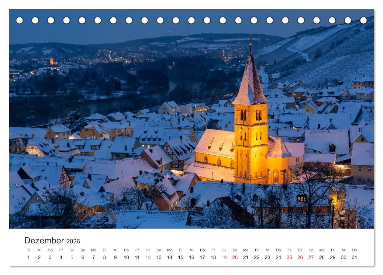 Bild: 9783516206548 | Malerisches Mainfranken (Tischkalender 2026 DIN A5 quer), CALVENDO...