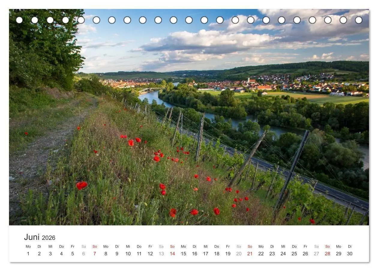 Bild: 9783516206548 | Malerisches Mainfranken (Tischkalender 2026 DIN A5 quer), CALVENDO...