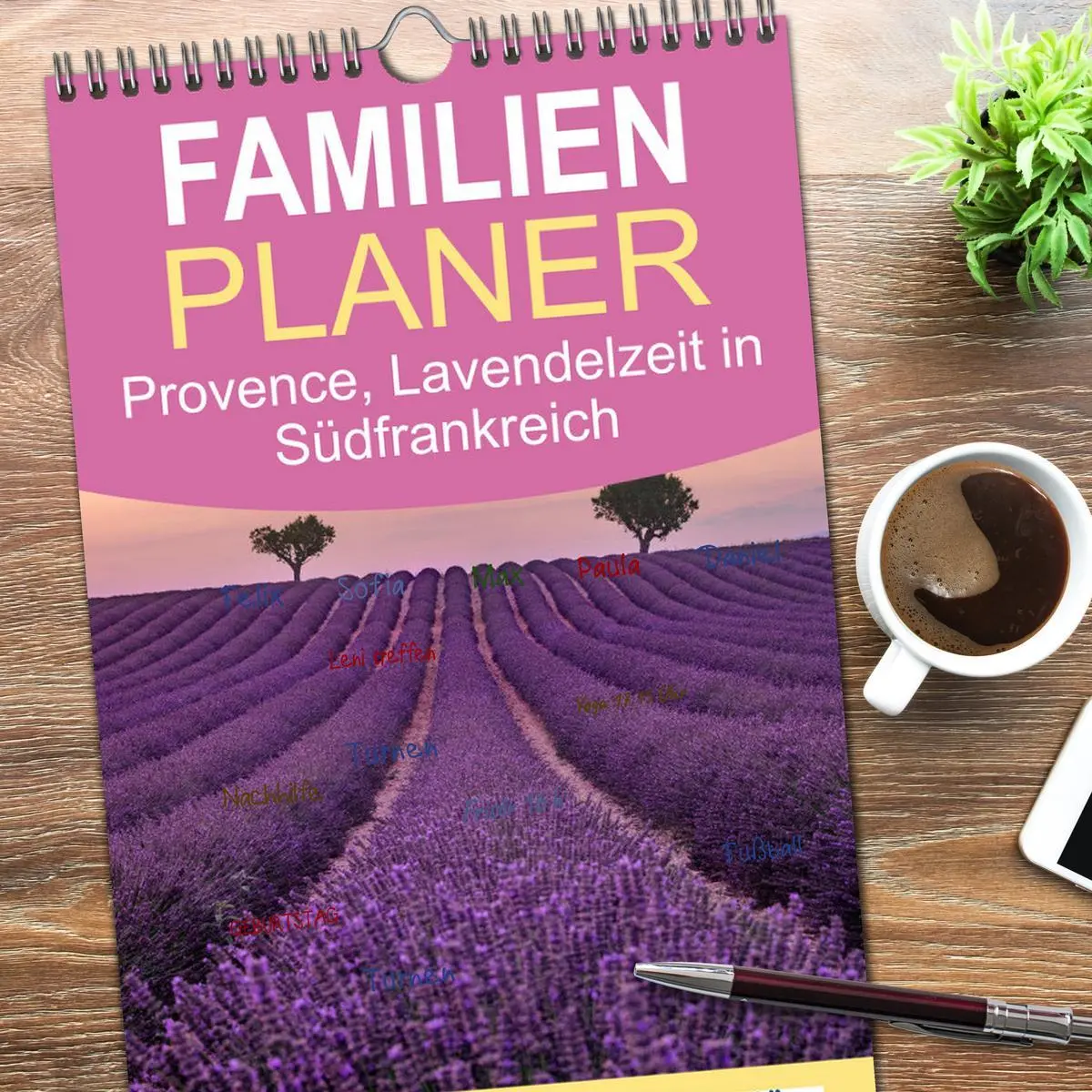 Bild: 9783516516548 | Familienplaner 2026 - Provence, Lavendelzeit in Südfrankreich mit 5...