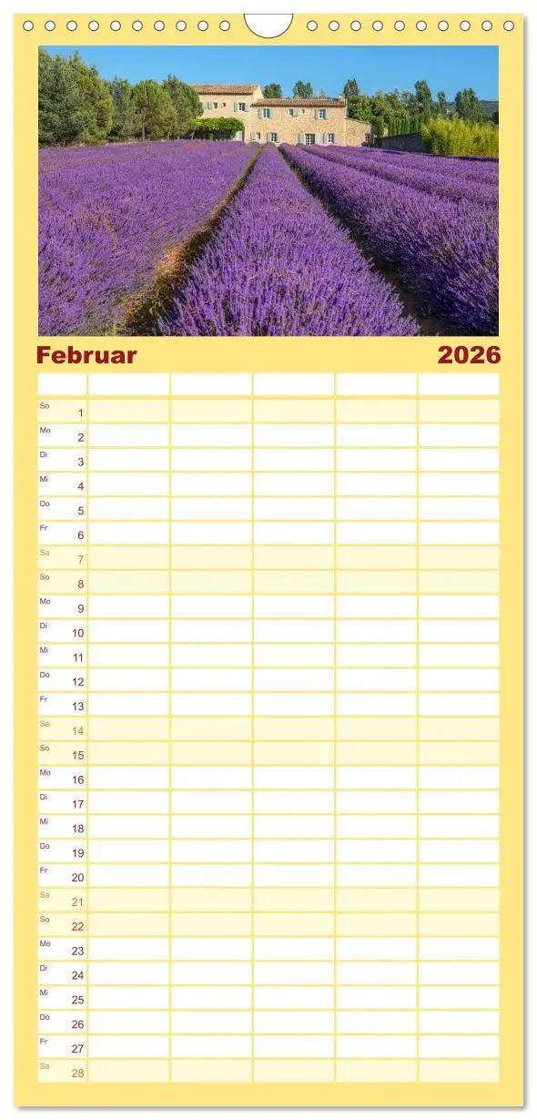 Bild: 9783516516548 | Familienplaner 2026 - Provence, Lavendelzeit in Südfrankreich mit 5...