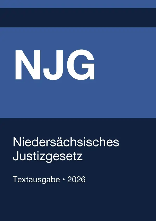 Cover: 9783565336548 | NJG - Niedersächsisches Justizgesetz 2026 | Gesetze24 Deutschland