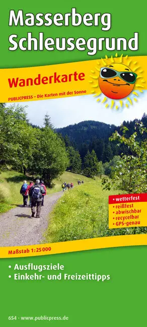 Cover: 9783899206548 | PublicPress Wanderkarte Masserberg - Schleusegrund | (Land-)Karte