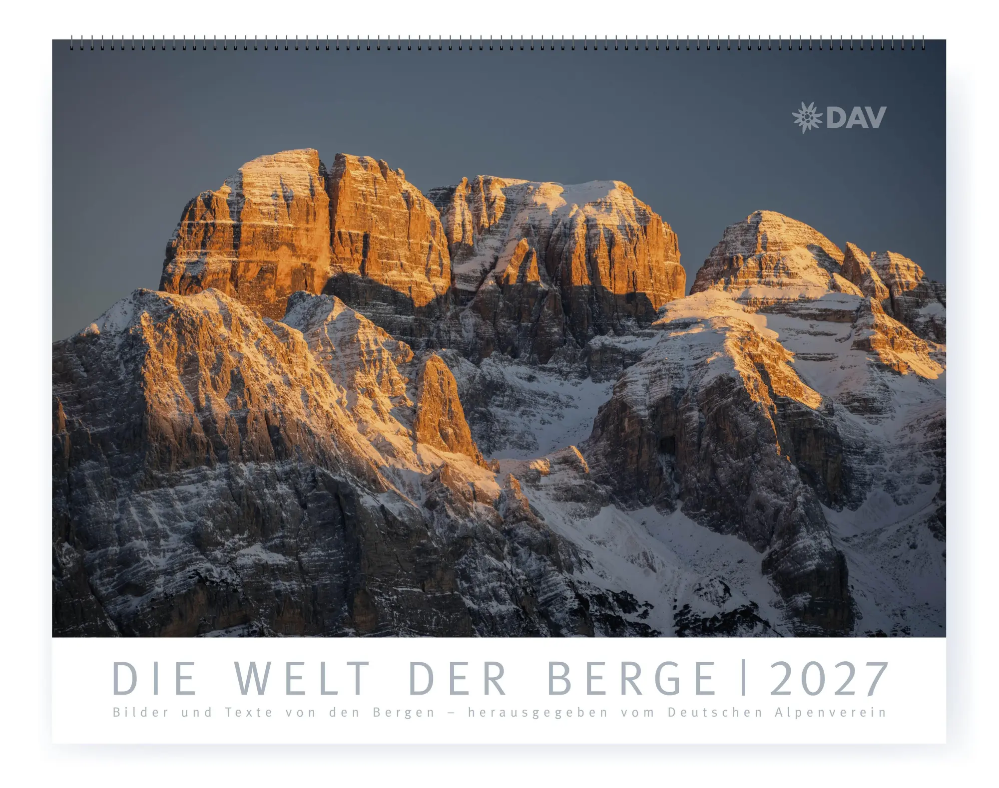 Cover: 9783948256548 | DAV Die Welt der Berge 2027 Kalender | Barbara Wickenburg | Kalender