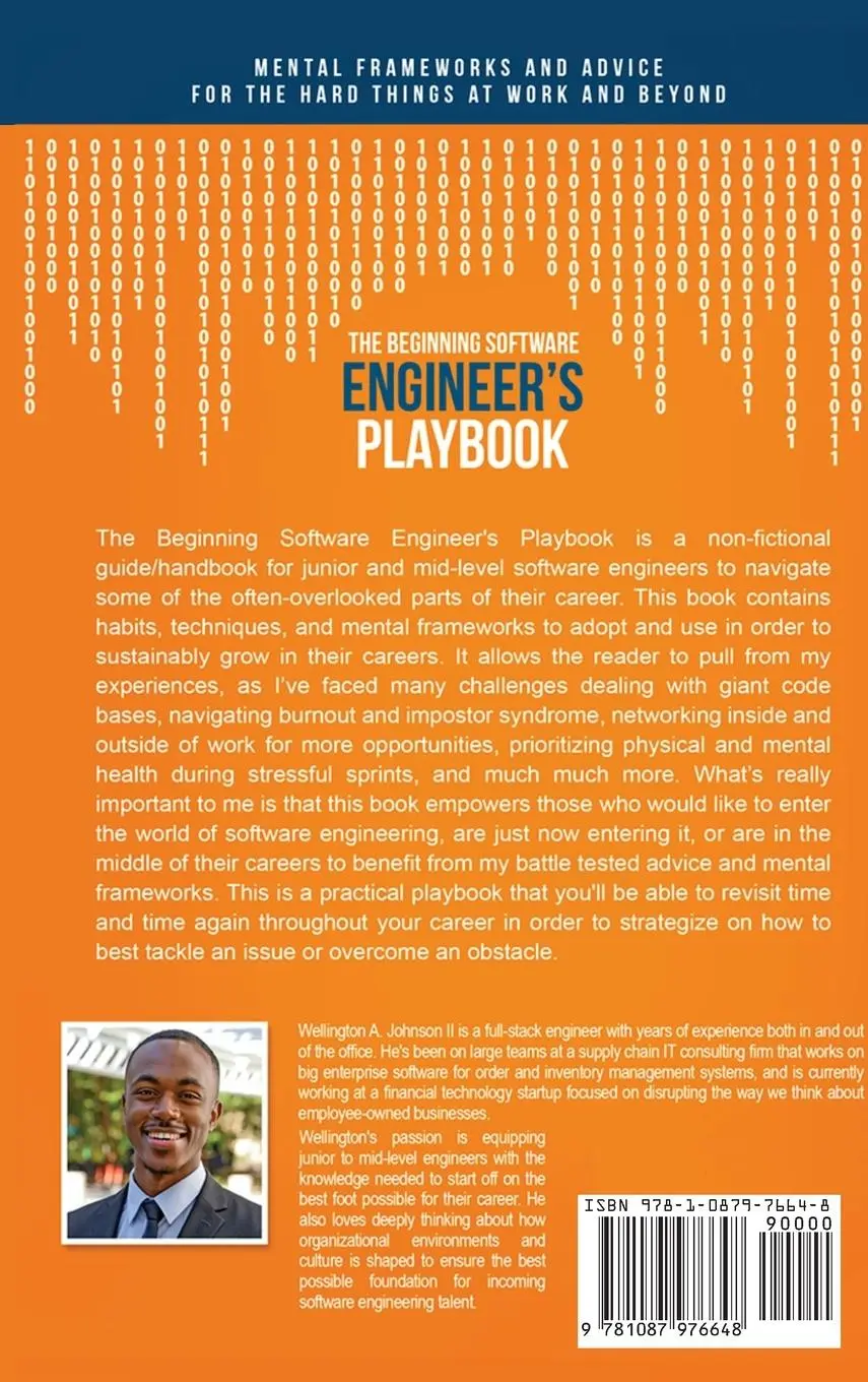 Rückseite: 9781087976648 | The Beginning Software Engineer's Playbook | Wellington Johnson | Buch