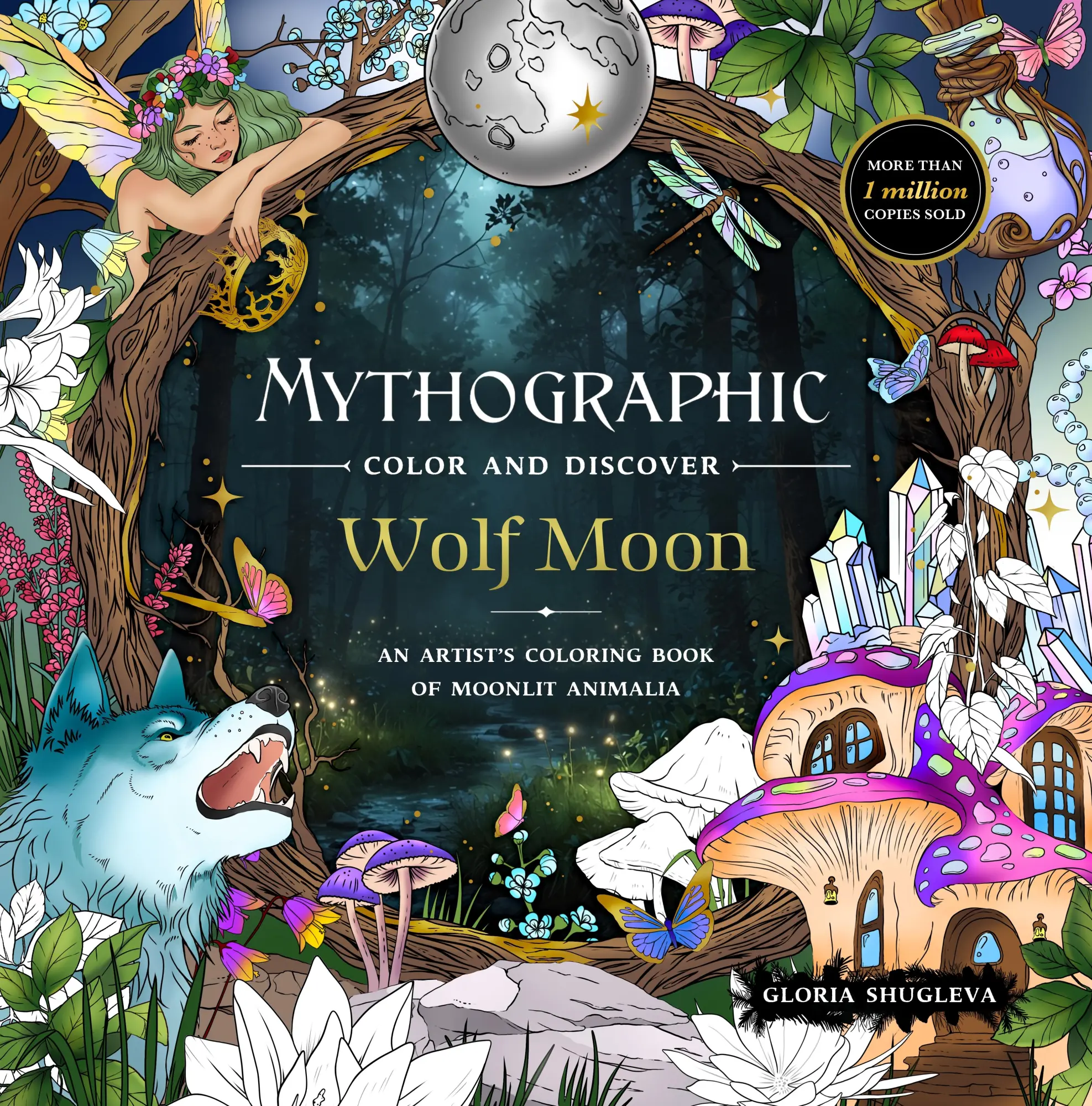 Cover: 9781250396648 | Mythographic Color and Discover: Wolf Moon | Gloria Shugleva | Buch