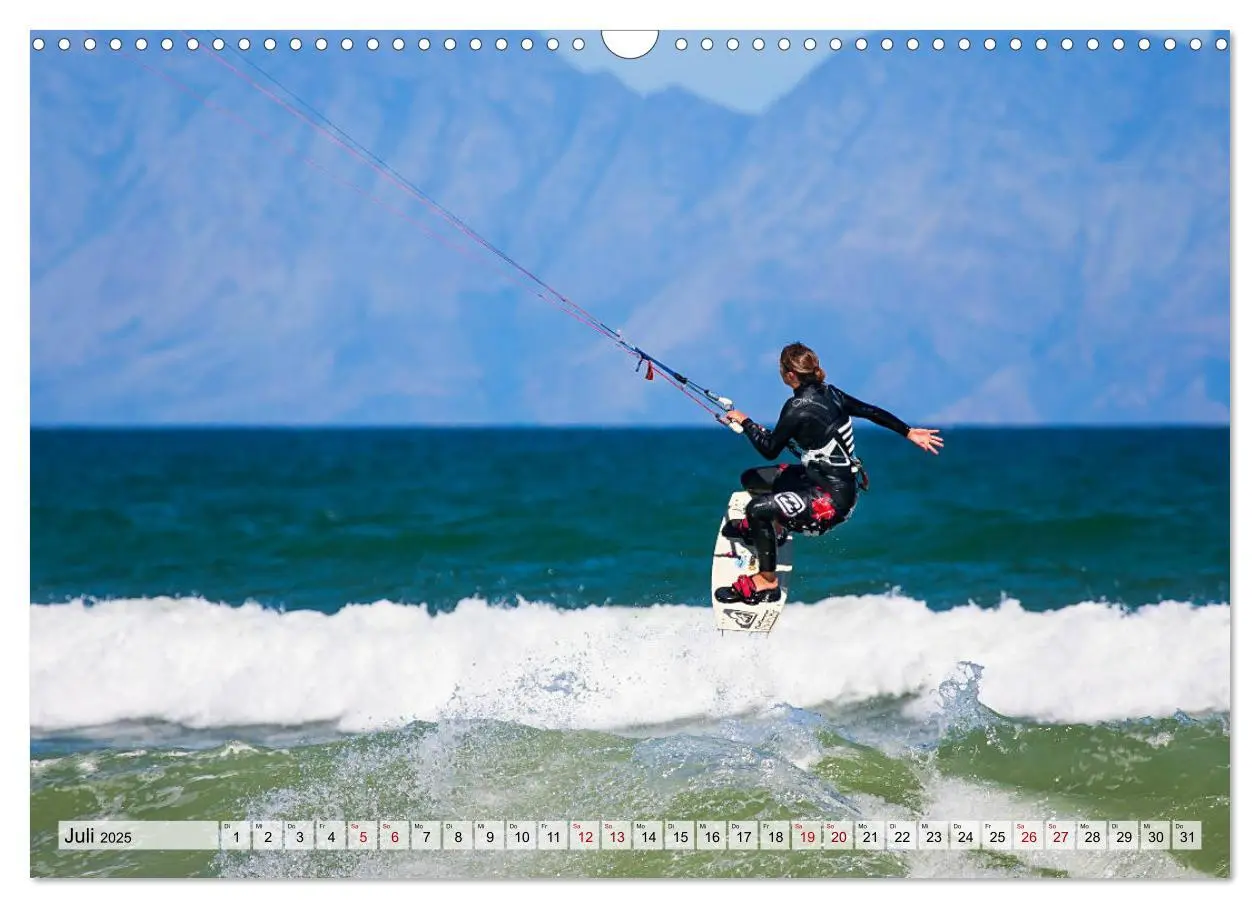 Bild: 9783435326648 | Kitesurfen - Action pur (Wandkalender 2025 DIN A3 quer), CALVENDO...