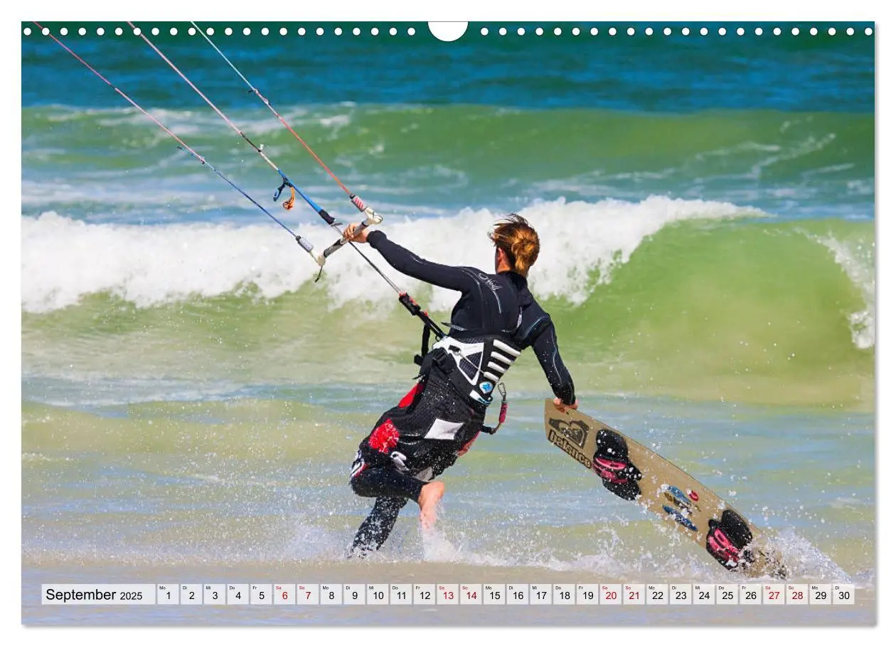 Bild: 9783435326648 | Kitesurfen - Action pur (Wandkalender 2025 DIN A3 quer), CALVENDO...