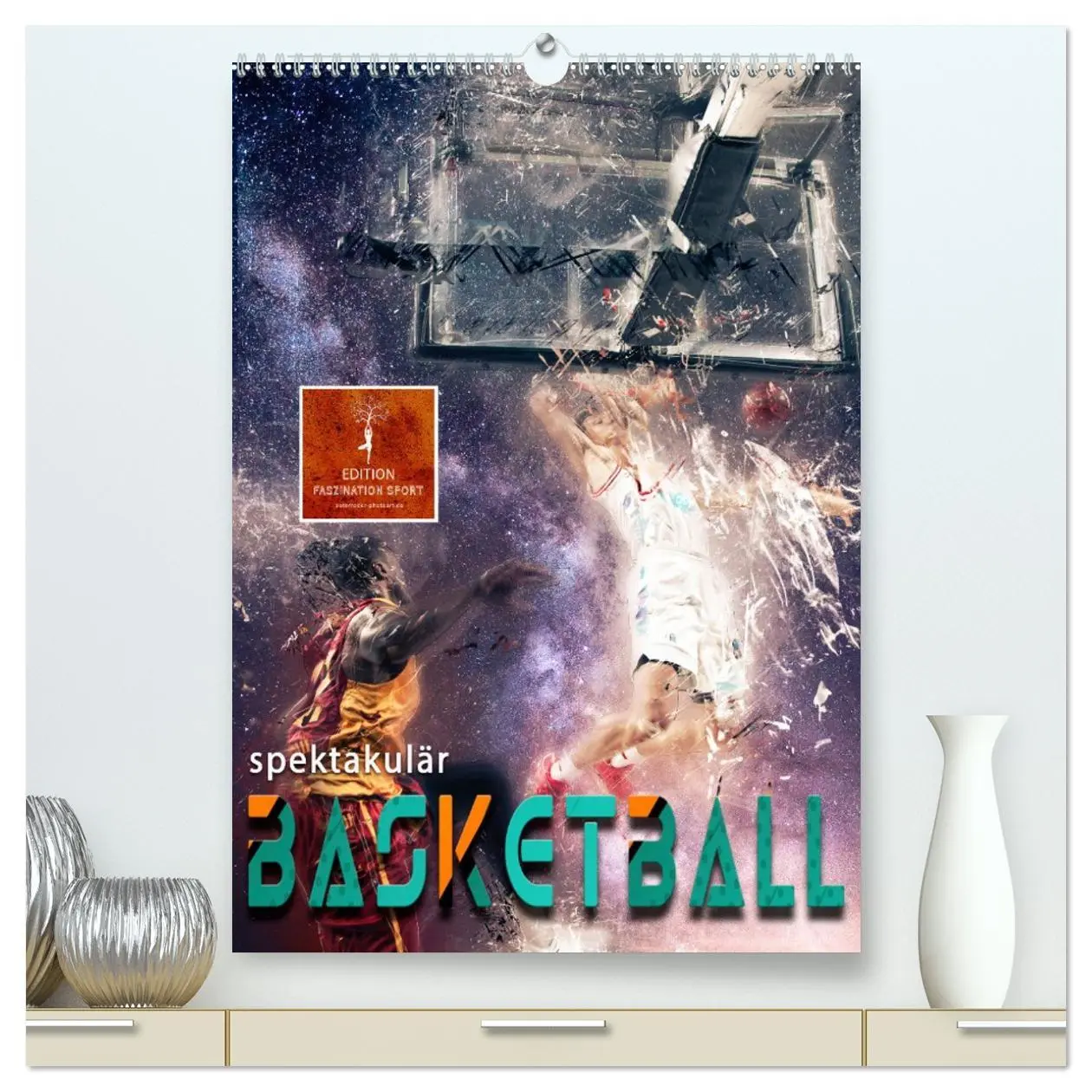 Cover: 9783516366648 | Basketball spektakulär (hochwertiger Premium Wandkalender 2026 DIN...