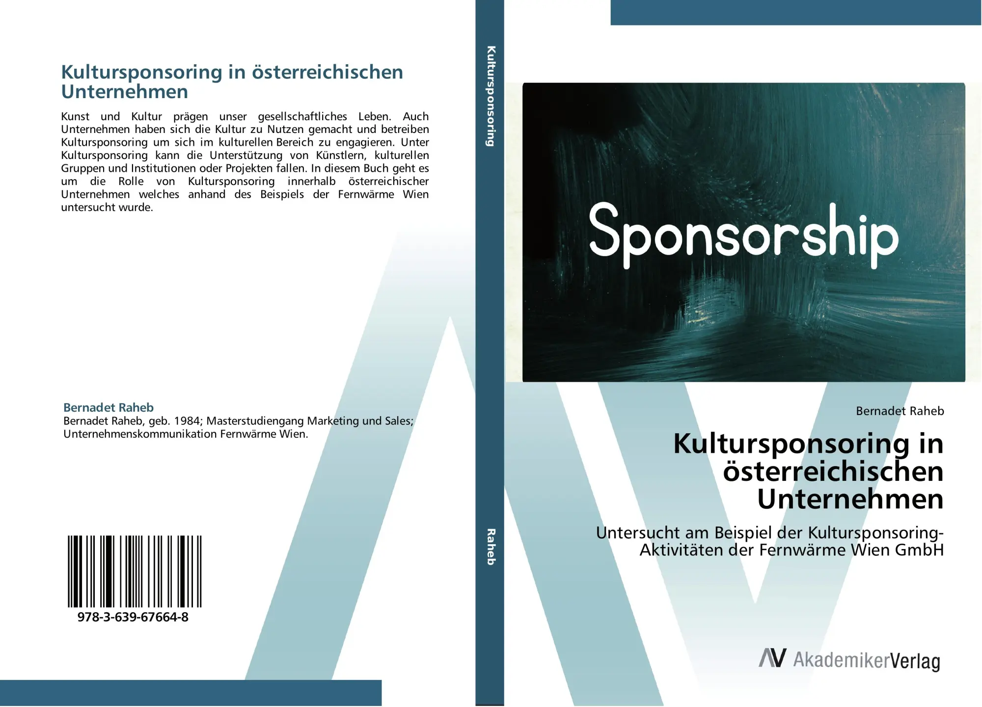 Cover: 9783639676648 | Kultursponsoring in österreichischen Unternehmen | Bernadet Raheb